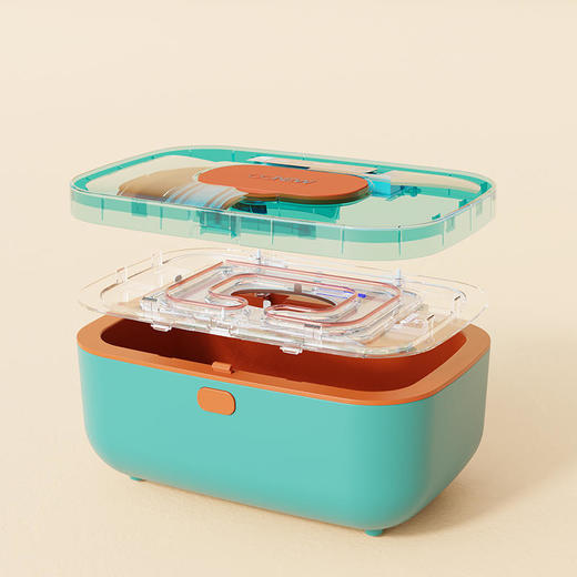 喔喔牛湿巾加热器婴儿保温湿纸巾盒宝宝恒温便携家用快速加热保温 商品图6