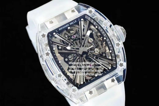 RM Factory重现理查德米勒的非凡运动品质
实现材料创新与钟表架构层面的融合，推出一代传奇RM12-01陀飞轮蓝宝石透明版 商品图8