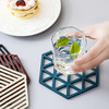 创意六边形硅胶餐桌垫隔热垫 北欧几何防烫垫碗垫厨房镂空杯垫 商品缩略图1