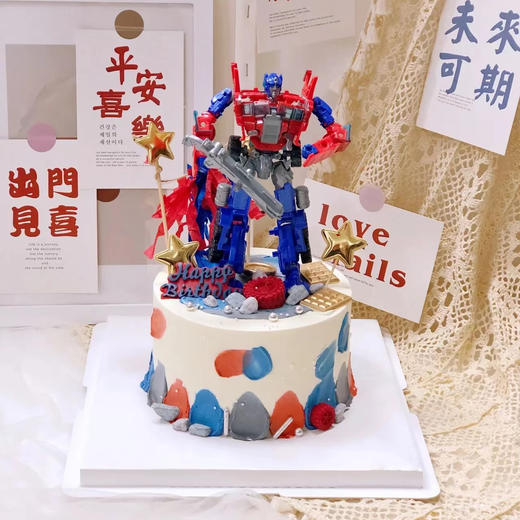 【擎天柱】-生日蛋糕/变形金刚蛋糕 商品图2