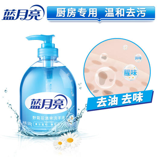 【蓝月亮】野菊花洗手液500g/瓶+500g瓶装补充液 商品图5