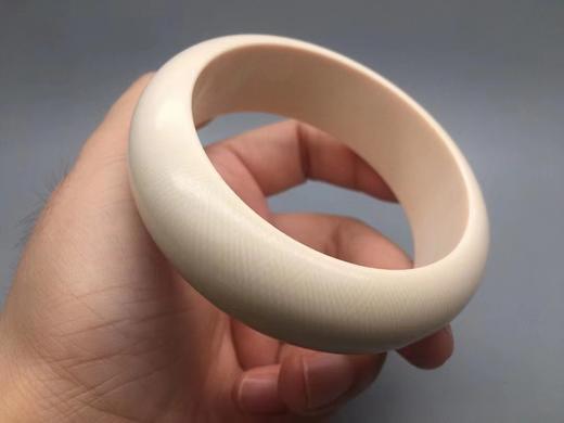 猛犸象牙满纹果冻极品 皓月天香手镯20mm宽 商品图4