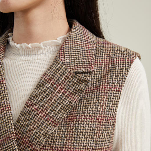 PRICH格子西服马甲PROWB4T01M 商品图2