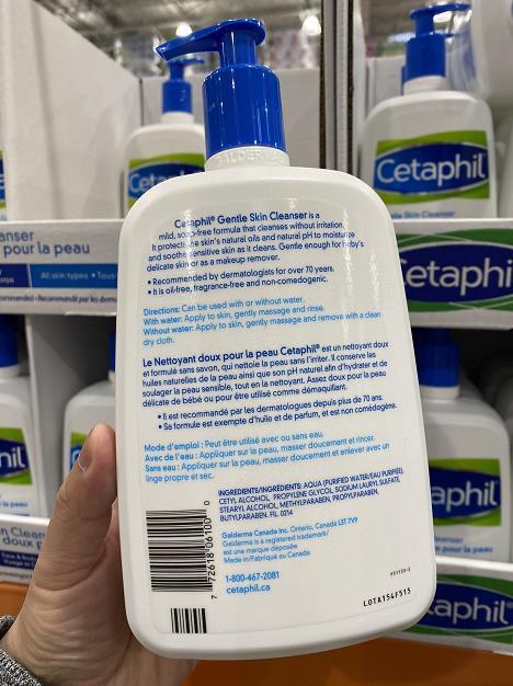 Cetaphil丝塔芙温和洁面乳洗面奶 1升/瓶 大容量装 男女通用 温哥华直邮 商品图2