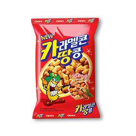 크라운 카레멜콘땅콩72g