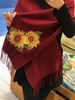 优品堂《向日葵》羊毛刺绣围巾 商品缩略图1
