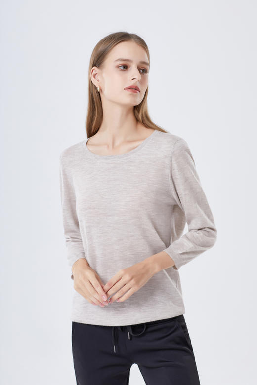 ¥560·专柜2折·法国奢牌EB精纺羊绒·女士圆领九分袖套衫gys

私席经典衣橱·新年精纺羊绒特卖·成本价回馈𝟝款经典 商品图0