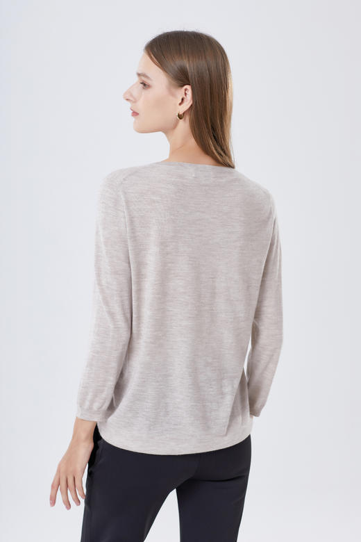 ¥560·专柜2折·法国奢牌EB精纺羊绒·女士圆领九分袖套衫gys

私席经典衣橱·新年精纺羊绒特卖·成本价回馈𝟝款经典 商品图2