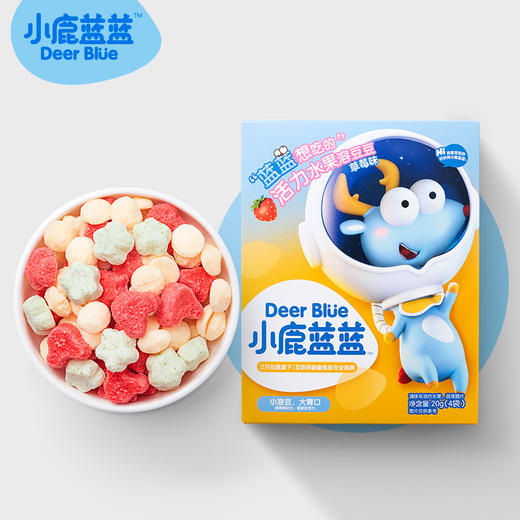 【婴幼儿食品】(多口味可选) 小鹿蓝蓝水果酸奶溶豆20g 商品图4