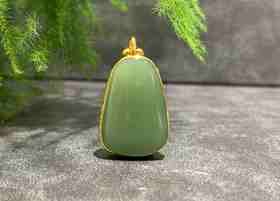 【御珠宫坊】金镶碧玉吊坠