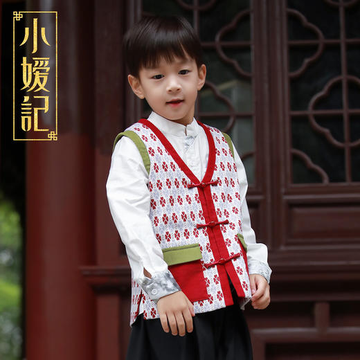 【非质量问题不退换】小嫒记岁平 岁安男女童中式过年服 商品图1