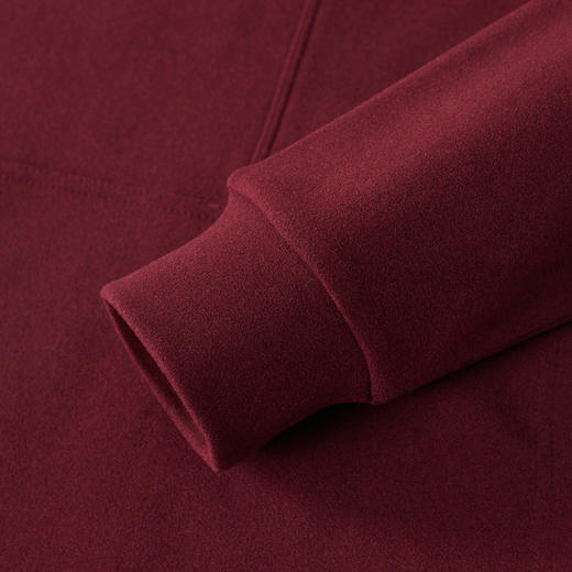 【厚实保暖】罗蒙秋冬男装连帽卫衣男士休闲学院风纯色简约卫衣外套男 商品图10