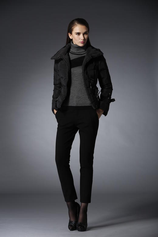 【伯妮斯茵】《梵高的树》高领时尚优雅针织衫 156E477 商品图5