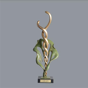 宇达青铜摆件 十二生肖蛇《金蛇起舞》家居 手工艺品 装饰摆件  高58.5cm