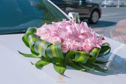 【婚车布置】B（仅车头）大型婚车装饰可定制 商品图0