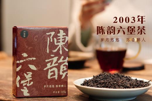 六堡聚 2003年 陈韵六堡茶（100g/盒）六堡聚私房茶 商品图1