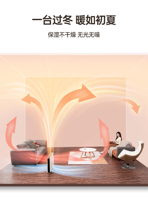 百斯腾双核制热居浴两用微分变频节能全屋大面积升温全域透热取暖器S10 商品图2