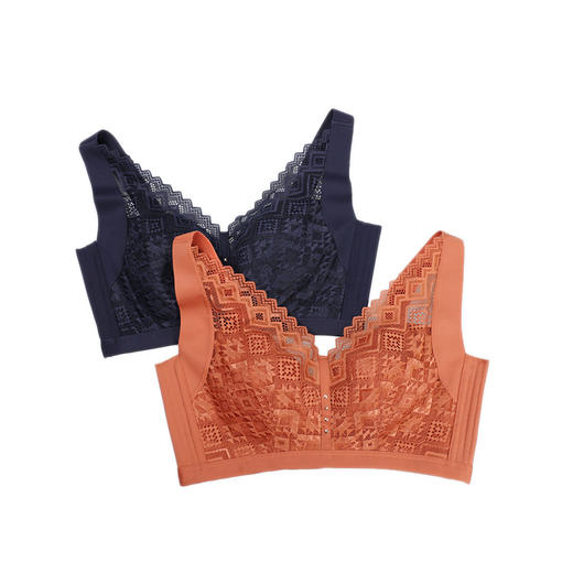 美季美优W151C10三角蕾丝大罩杯文胸 商品图4