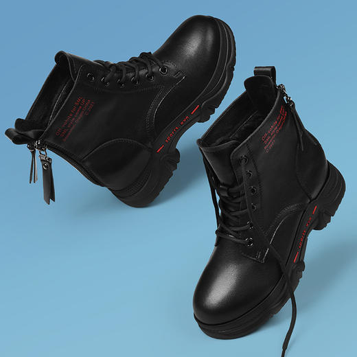 【服饰鞋包】-秋冬新款短靴妈妈皮鞋女鞋98360 商品图6