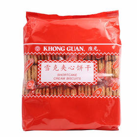 600g康元雪克夹心饼干