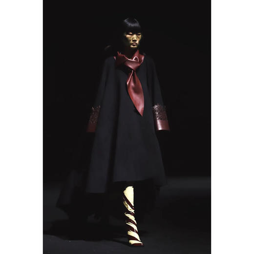 LSC X SANDRIVER 羊皮领双面羊绒大衣 SJF93W880N 商品图2