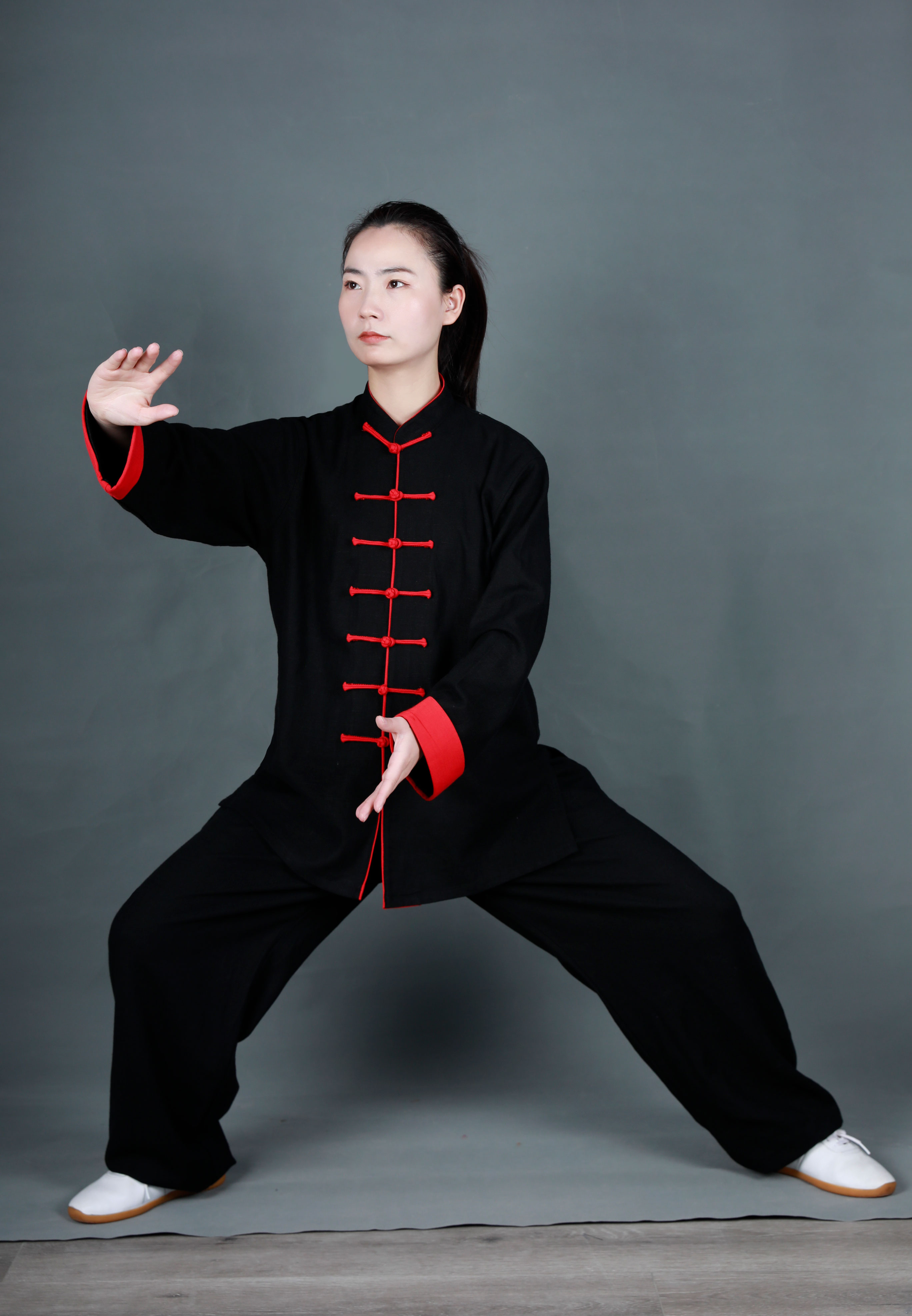 【单件上衣】男女秋冬季加厚练功服天丝麻附婴儿绒太极拳服装武术表演