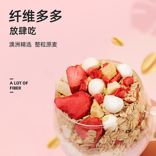 【王一博代言】王饱饱燕麦片早餐即食冲饮水果坚果泡酸奶果粒 商品图2