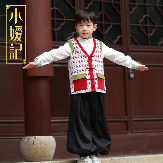 【非质量问题不退换】小嫒记岁平 岁安男女童中式过年服 商品图3