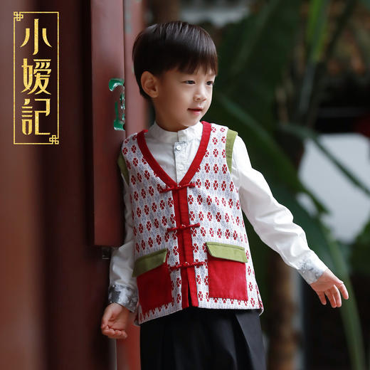 【非质量问题不退换】小嫒记岁平 岁安男女童中式过年服 商品图2