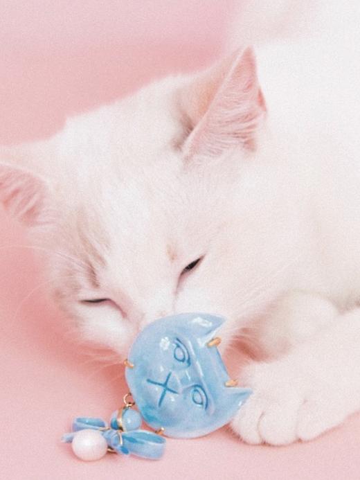 北京仓丨ANDRES GALLARDO-Pussycat Bow-柴郡猫 蝴蝶结 耳环［西班牙设计师］ 商品图6