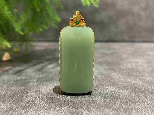 【御珠宫坊】金镶碧玉无事牌 商品图3