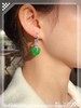 玻璃种艳绿桃心耳饰  99999【16-1240311】 商品缩略图7