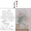 【有步骤】王震工笔画白描底稿《当时事》博古花瓶初学者临摹花鸟线稿WZ04 商品缩略图0