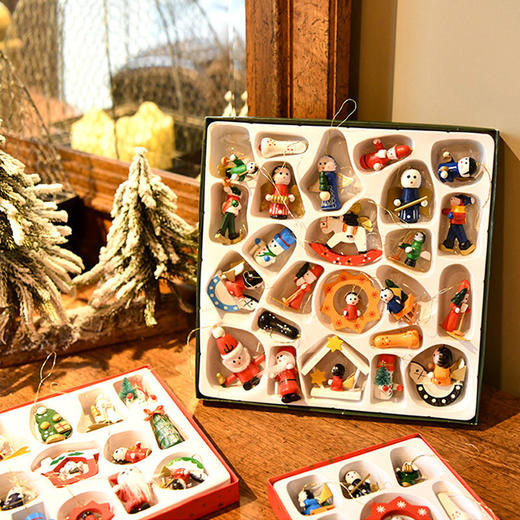 【圣诞套饰礼盒】圣诞节礼品装饰圣诞树挂饰小吊坠 商品图0