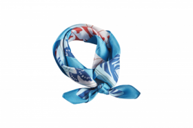 百货世界-美克美家 秘密森林-蓝色小方巾