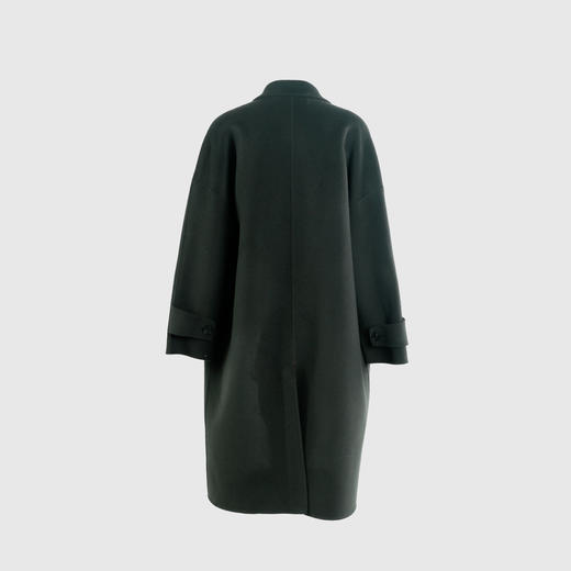 时尚设计侧高叉双面手工男款大衣 商品图3