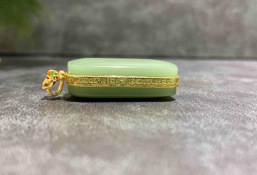 【御珠宫坊】金镶碧玉无事牌 商品图5