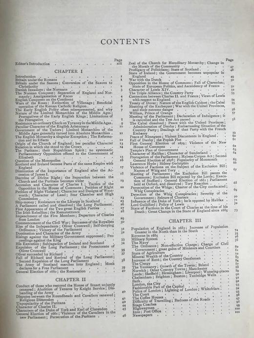 1907年 麦考莱勋爵《英国史》 漆布精装16开 商品图3