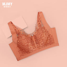 美季美优W151C10三角蕾丝大罩杯文胸