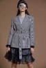 蝴蝶亮片绣花灰色收腰西装外套 商品缩略图3