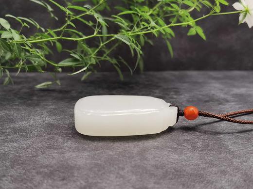 【御珠宫坊】羊脂白玉无事牌 商品图2