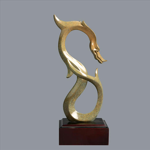 宇达青铜摆件 十二生肖龙《龙》家居 手工艺品 装饰摆件  高19cm 商品图0