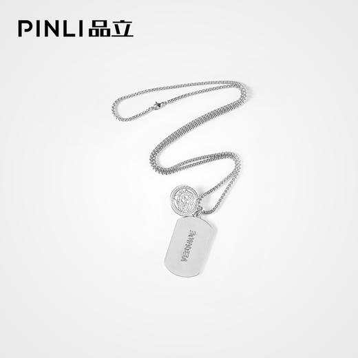 PINLI品立2021秋季新款男士金属合金简约个性项链潮牌D213328193 商品图4