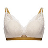 爱帝女士花卉底包边蕾丝文胸B杯型 商品缩略图3