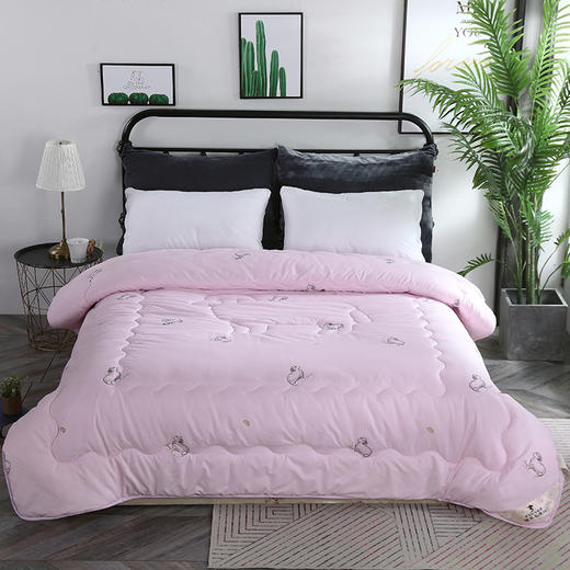 啄木鸟 水洗抗菌羊毛被 冬季保暖透气羊毛被 商品图0