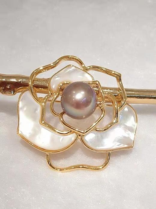 5F   灏润珠宝  时尚精美胸针 商品图0
