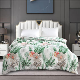 啄木鸟 亲肤绒花语秋冬被 2kg羽丝棉被 水洗抗菌被