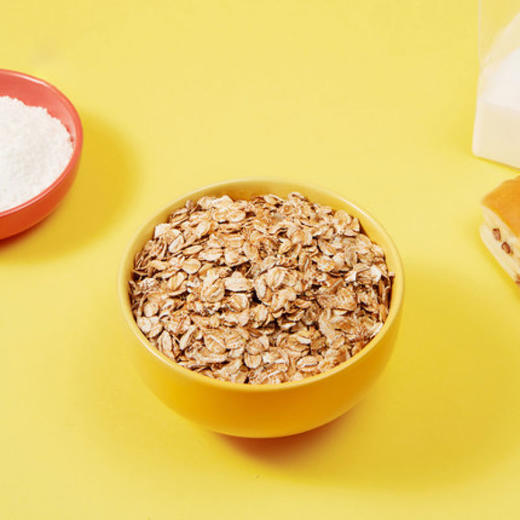 【王一博代言】王饱饱高纤低脂黑麦片纯麦片早餐冲饮代餐饱腹500g 商品图2