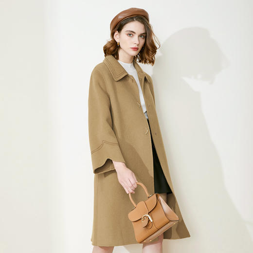 LH9A2斯尔丽瑟俪冬季新款气质优雅时尚中长大衣 商品图4