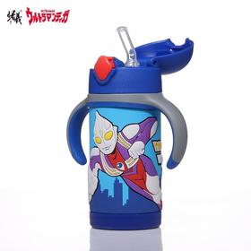 奥特曼双柄软胶保温水壶350MLFU-21-1290